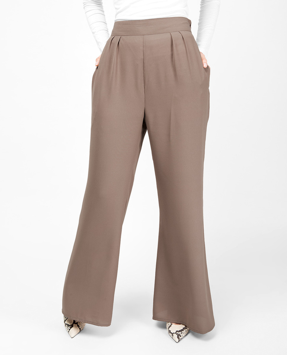 FLOWING PALAZZO TROUSERS - Black | ZARA India