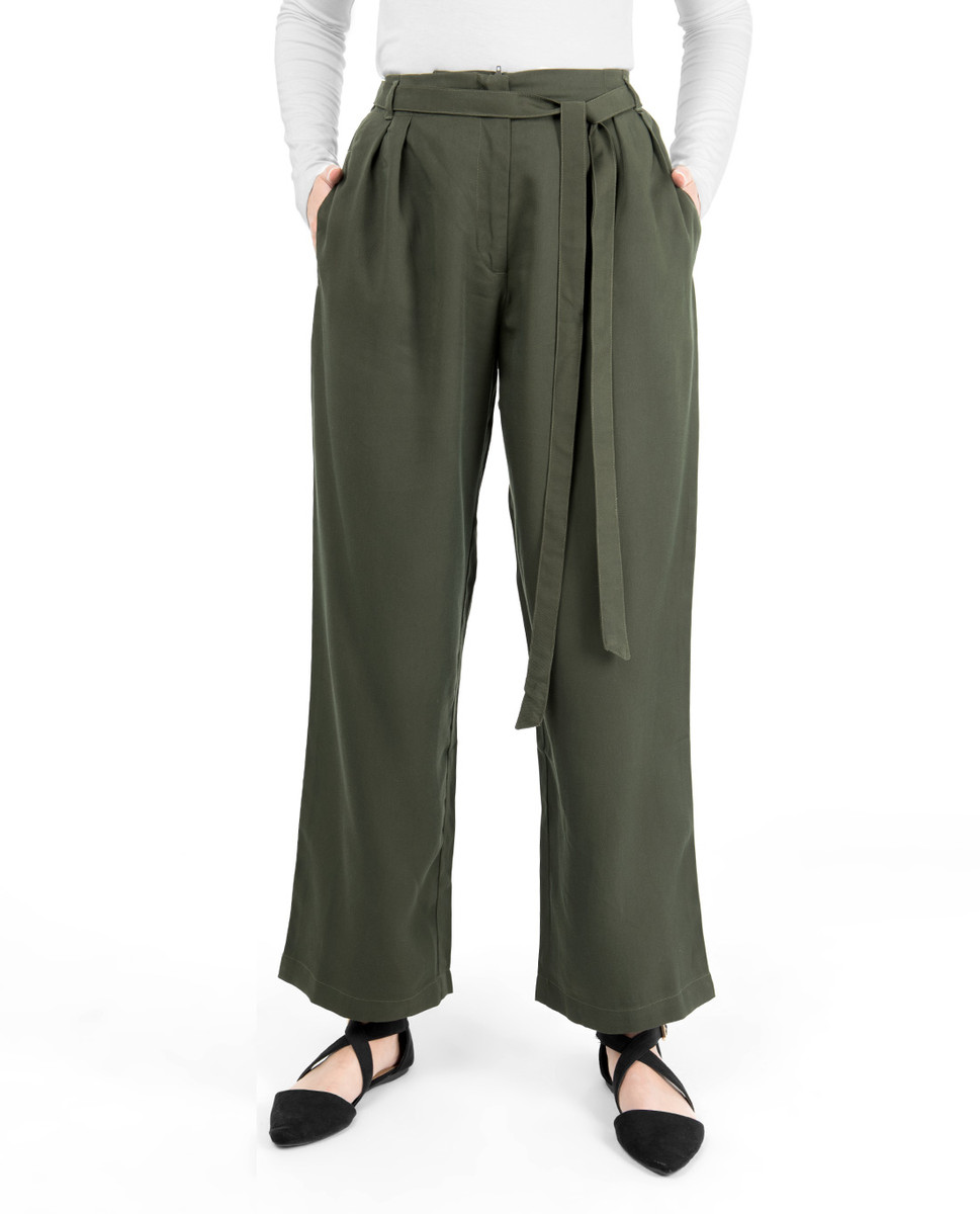 Pure linen double pleat trousers | GutteridgeEU | Men's Trousers