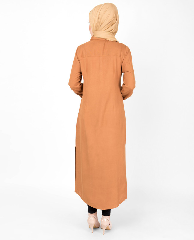 Sudan Brown Shirt Midi