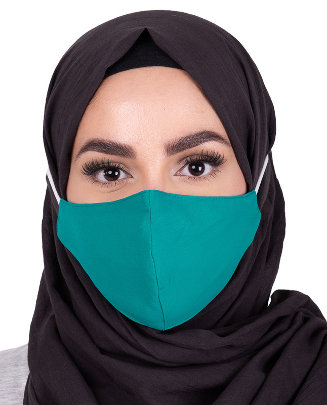 Columbia Hijab Friendly Button Fabric Mask