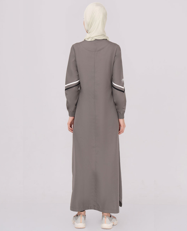 Smoked Slate Casual Style Jilbab