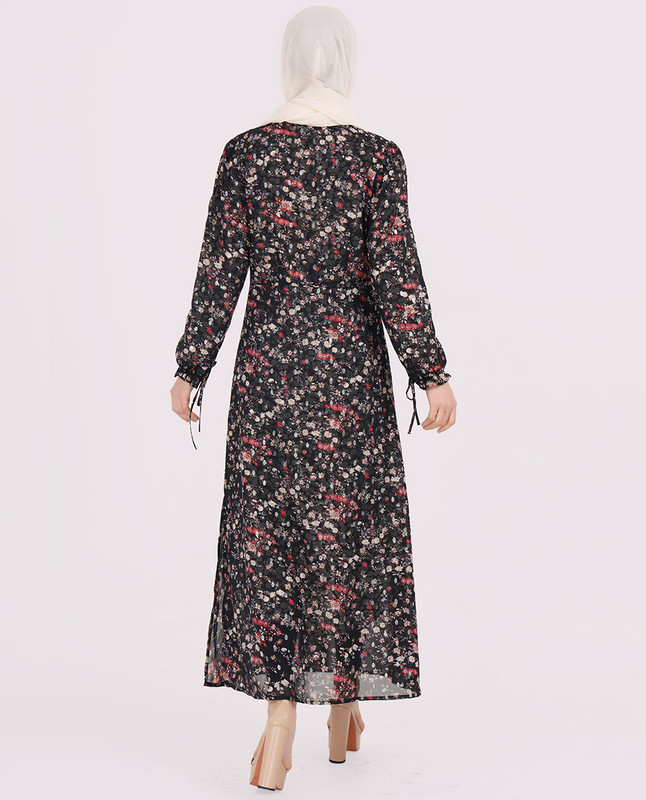 Round Collar Floral Summer Outerwear