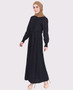 Smart Look Black Belted Jilbab