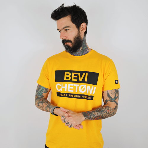 Italian - Bevi Chetoni TShirt *Apricot*