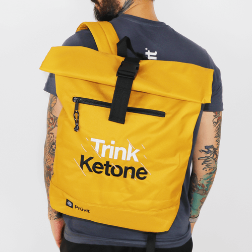 German - Trink Ketones Rolltop Backpack *mustard*