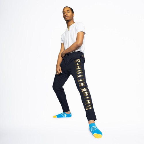 Drink Ketones Joggers - Aqua // Black Drink Ketones Joggers - Aqua // Black