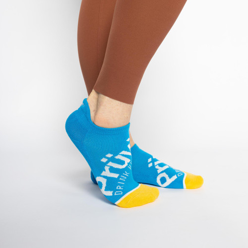 Prüvit Ankle Socks - *blue//yellow* Prüvit Ankle Socks - *blue//yellow*