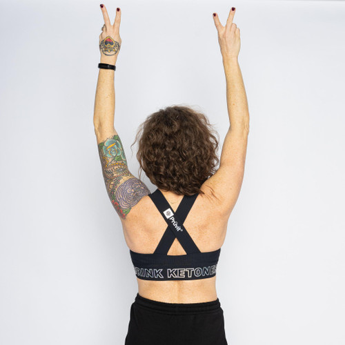 Radiant in Ketones Sports Bra *Black w/metalic* Radiant in Ketones Sports Bra *Black w/metalic*