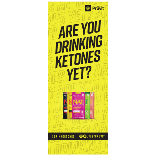 Drinking Ketones Pop-Up Banner