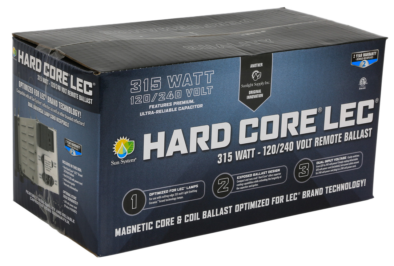 Sun System® Hard Core® LEC® 315 Watt Ballast