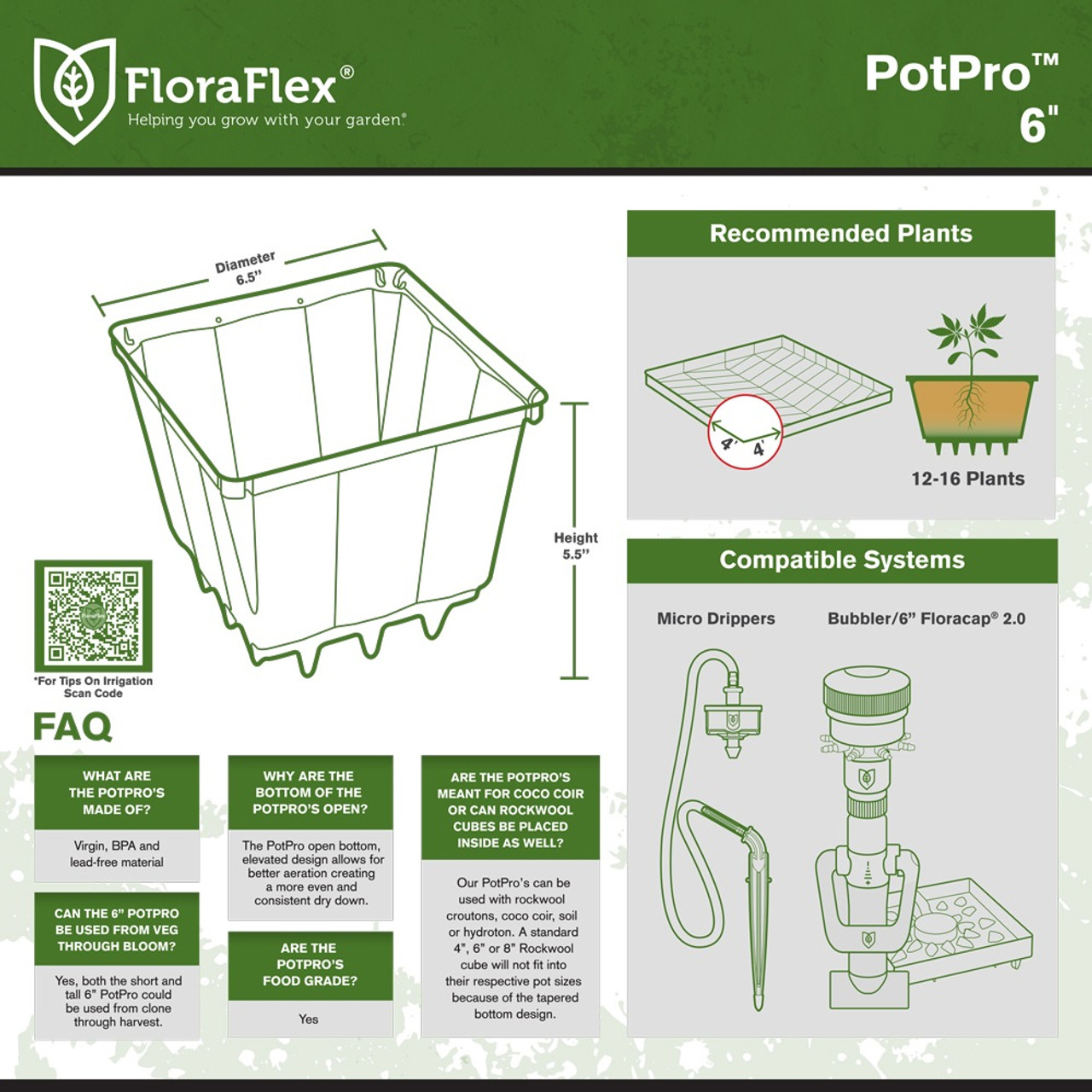 FloraFlex 6" PotPro