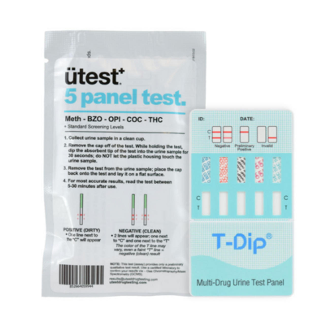 ütest+ all-in-one 5 panel