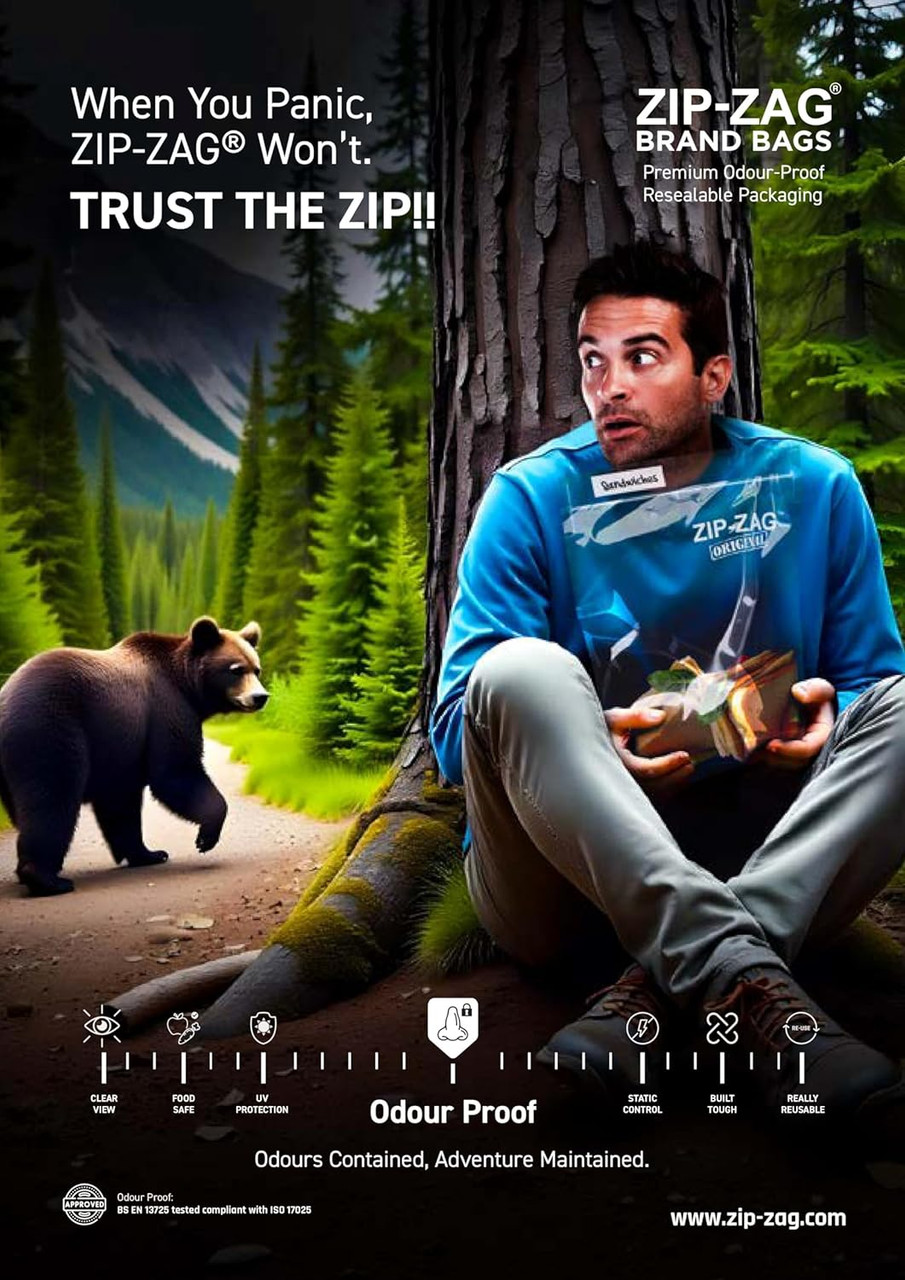 Zip-Zag Original Large (1/2 lb bag) 150 bags/pack ( 27.9cm x 29.8cm ) Zip-Zag Original Large (1/2 lb bag) 150 bags/pack ( 27.9cm x 29.8cm )