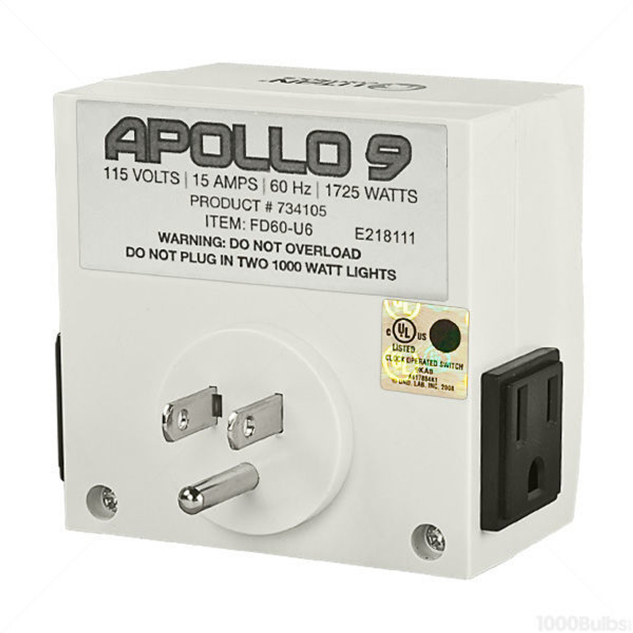 Titan Apollo 9 -Two Outlet Digital Timer