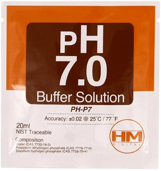 20 ml packet ph 7 calibration solution