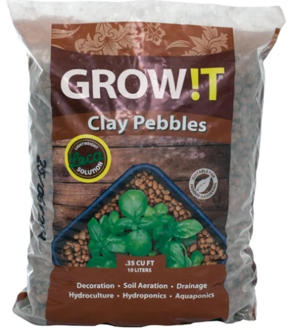 Clay Pebble, LECA, hydroton