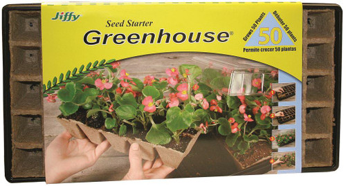 Jiffy Strips-n-Greenhouse Kit - 50 Seed Starter