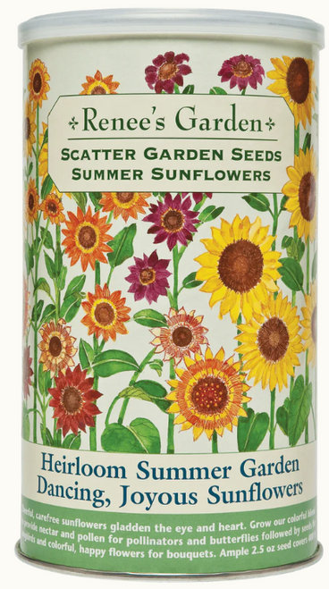 Renee's Garden Scatter Can - Summer Sunflowers