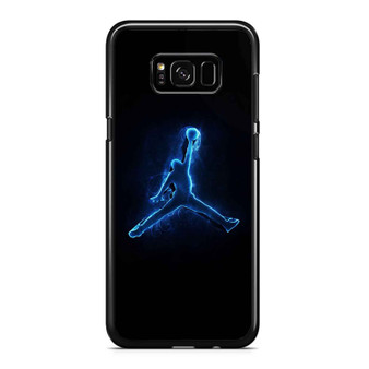 Air Jordan Logo Neon Samsung Galaxy S8 / S8 Plus / Note 8 Case Cover