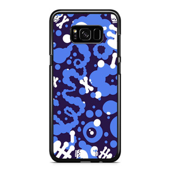 Abstract Pattern Skull And Bones Samsung Galaxy S8 / S8 Plus / Note 8 Case Cover