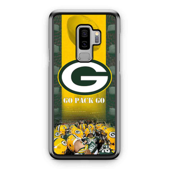 Green Bay Packers Go Pack Go Logo Samsung Galaxy S9 / S9 Plus Case Cover