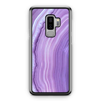 Agate Inspired Abstract Purple Samsung Galaxy S9 / S9 Plus Case Cover