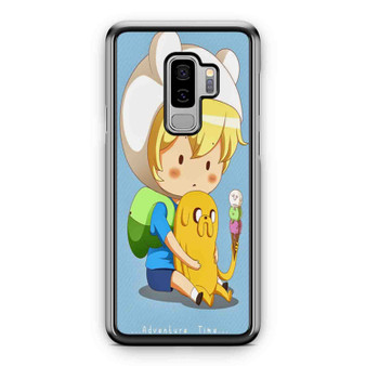 Adventure Time Jake And Finn Ice Cream Samsung Galaxy S9 / S9 Plus Case Cover