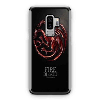 A Song Of Ice And Fire Fire And Blood Game Of Thrones House Targaryen Tv Series Samsung Galaxy S9 / S9 Plus Case Cover
