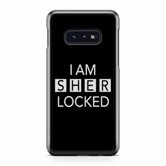 Sherlock Holmes I Am Sherlocked Tv Series Samsung Galaxy S10 / S10 Plus / S10e Case Cover