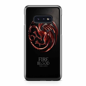 A Song Of Ice And Fire Fire And Blood Game Of Thrones House Targaryen Tv Series Samsung Galaxy S10 / S10 Plus / S10e Case Cover