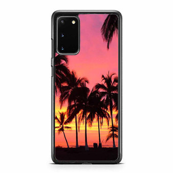 Palm Tree Paradise Beach Sunset Samsung Galaxy S20 / S20 Fe / S20 Plus / S20 Ultra Case Cover
