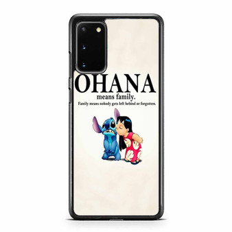 Lilo And Stitch Ohana Means Family Samsung Galaxy S20 / S20 Fe / S20 Plus / S20 Ultra Case Cover