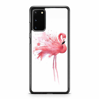 Flamingo Pink Paint Art Samsung Galaxy S20 / S20 Fe / S20 Plus / S20 Ultra Case Cover