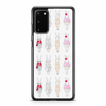 Fifi Lapin Rabbit Bunny Pattern Samsung Galaxy S20 / S20 Fe / S20 Plus / S20 Ultra Case Cover