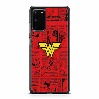 Comic Wonder Woman Justice League Samsung Galaxy S20 / S20 Fe / S20 Plus / S20 Ultra Case Cover