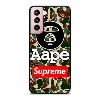 Supreme Bape Case Camouflage Samsung Galaxy S21 / S21 Plus / S21 Ultra Case Cover