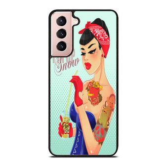 Snow White Princess Hipster Piercing Tattoo 1 Samsung Galaxy S21 / S21 Plus / S21 Ultra Case Cover