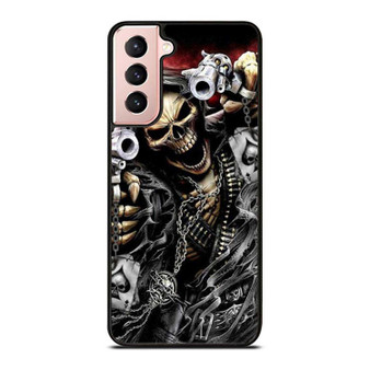 Skull Grim Reaper Poker Cards Samsung Galaxy S21 / S21 Plus / S21 Ultra Case Cover