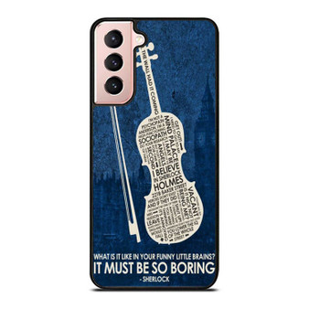 Sherlock Holmes Violin Samsung Galaxy S21 / S21 Plus / S21 Ultra Case Cover