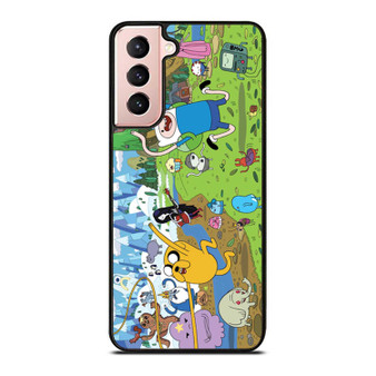 Adventure Time Jake And Finn Artwork Playing Samsung Galaxy S21 / S21 Plus / S21 Ultra Case Cover