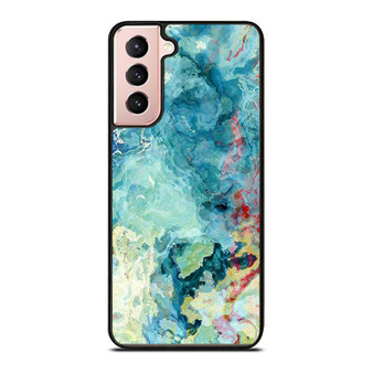 Abstract Blue Art Samsung Galaxy S21 / S21 Plus / S21 Ultra Case Cover