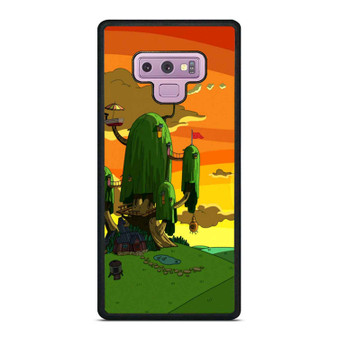 Adventure Time Tree House In Foreground 2 Samsung Galaxy Note 9 Case Cover