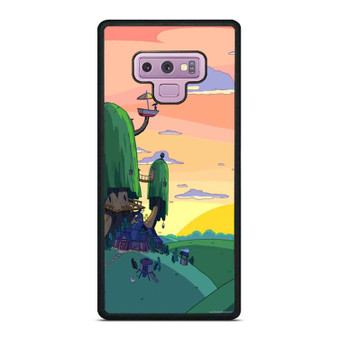 Adventure Time Tree House In Foreground 1 Samsung Galaxy Note 9 Case Cover