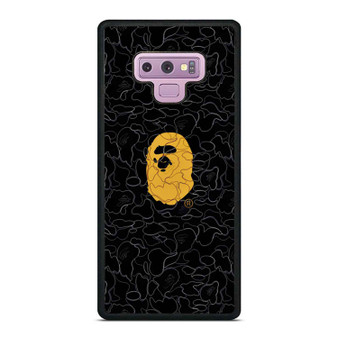 A Bathing Ape Black Samsung Galaxy Note 9 Case Cover