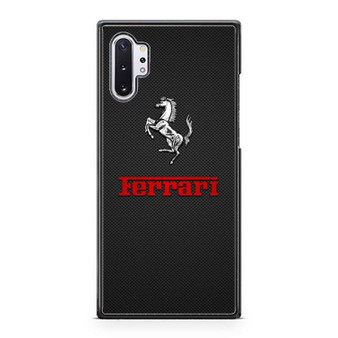 Ferrari Carbon Logo Red Samsung Galaxy Note 10 / Note 10 Plus Case Cover