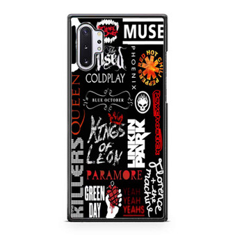 All Band Logo Collage Samsung Galaxy Note 10 / Note 10 Plus Case Cover