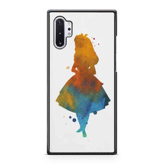 Alice In Wonderland Watercolor Art Samsung Galaxy Note 10 / Note 10 Plus Case Cover
