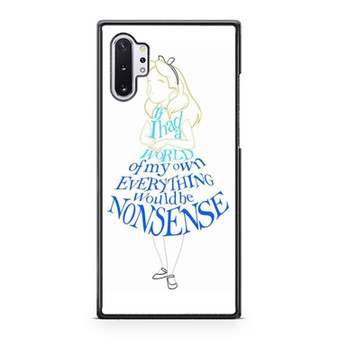 Alice In Wonderland Lettering Samsung Galaxy Note 10 / Note 10 Plus Case Cover