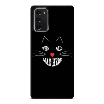 Alice In Wonderland Inspired We'Re All Mad Here 7 Samsung Galaxy Note 20 / Note 20 Ultra Case Cover