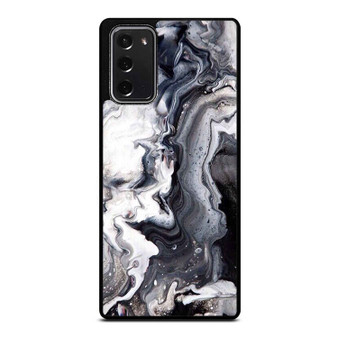 Abstract Water Paint Grey Samsung Galaxy Note 20 / Note 20 Ultra Case Cover